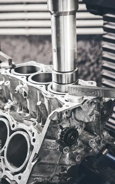 Boring of an engine block A1 Machine